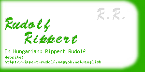 rudolf rippert business card